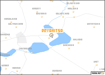 map of Pryamitsa