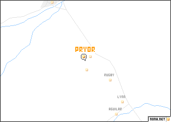 map of Pryor