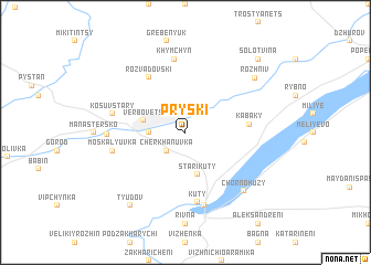 map of Pryski