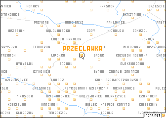 map of Przecławka