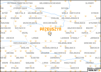 map of Przeuszyn