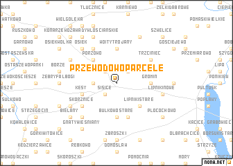 map of Przewodowo Parcele