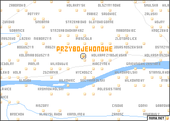 map of Przybojewo Nowe