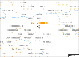 map of Przybudek