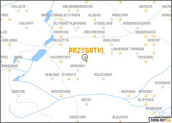 map of Przydatki