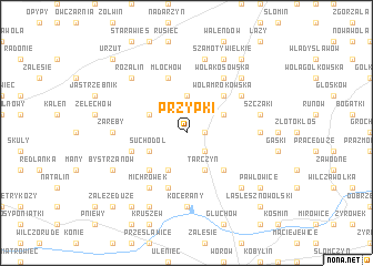 map of Przypki