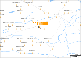 map of Przyrowa