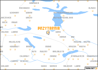 map of Przytarnia