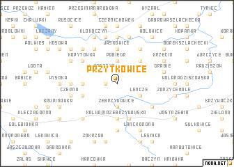 map of Przytkowice