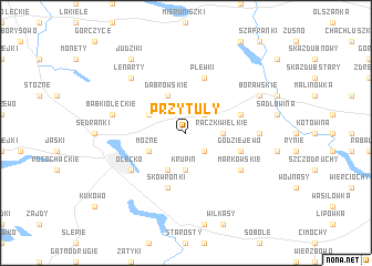 map of Przytuły