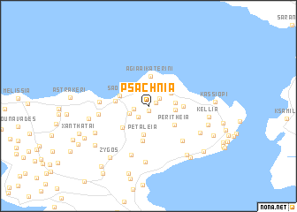 map of Psachniá