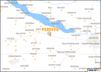 map of Psarëvo