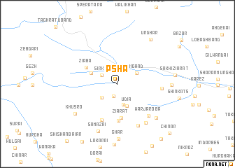 map of Psha