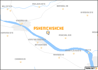 map of Pshenichishche