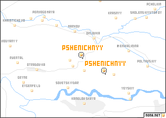 map of Pshenichnyy