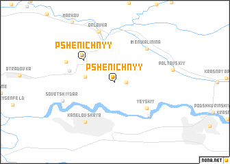 map of Pshenichnyy