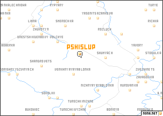 map of Pshislup