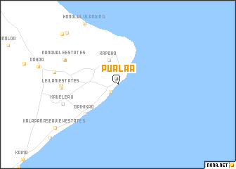 map of Pualaa