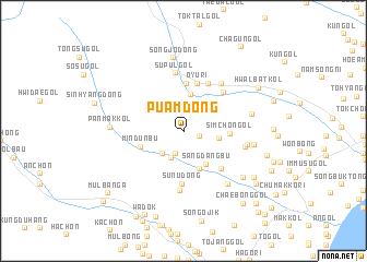map of Puam-dong