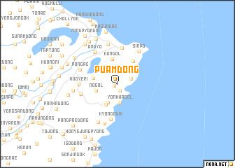 map of Puam-dong