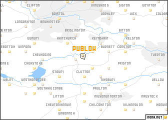 map of Publow