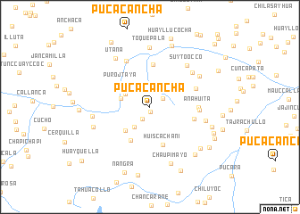 map of Puca Cancha