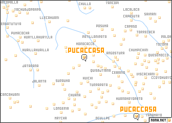 map of Puca Ccasa