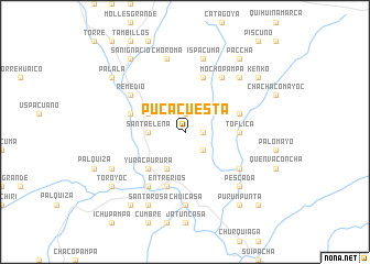 map of Pucacuesta