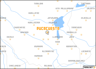 map of Pucacuesta