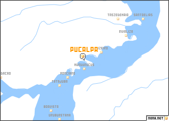 map of Pucalpa