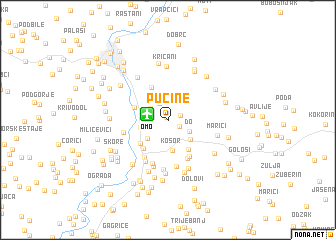 map of Pucine