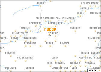 map of Pucov