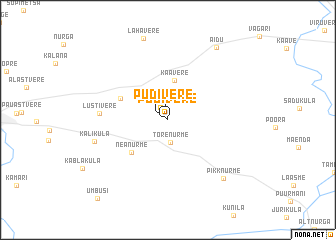 map of Pudivere