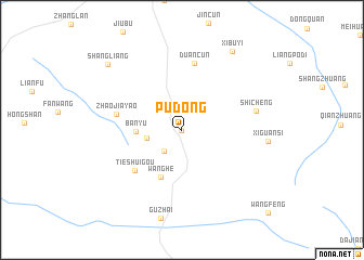map of Pudong