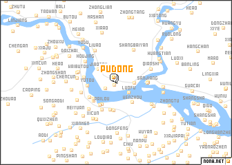 map of Pudong