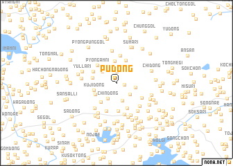 map of Pu-dong
