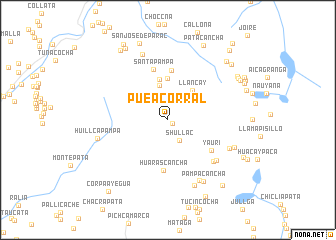 map of Pueacorral