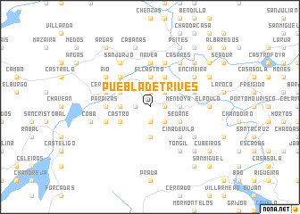 map of Puebla de Trives