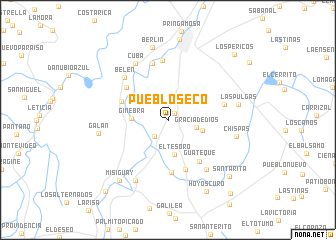 map of Pueblo Seco