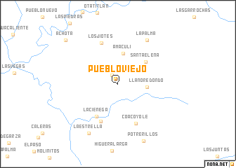 map of Pueblo Viejo