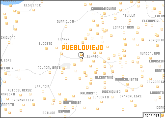 map of Pueblo Viejo