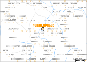 map of Pueblo Viejo