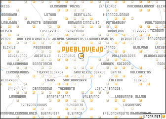 map of Pueblo Viejo