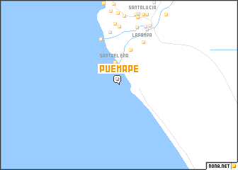 map of Puémape
