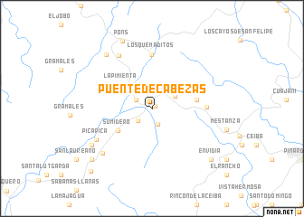 map of Puente de Cabezas