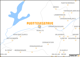 map of Puente de Génave