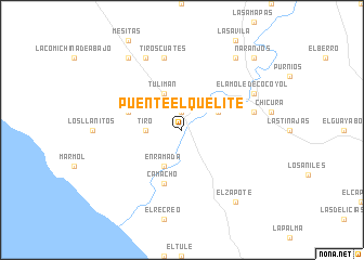 map of Puente El Quelite