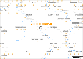 map of Puentenansa