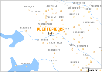 map of Puentepiedra