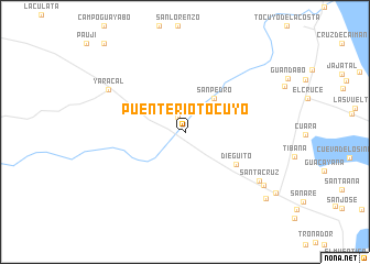 map of Puente Río Tocuyo